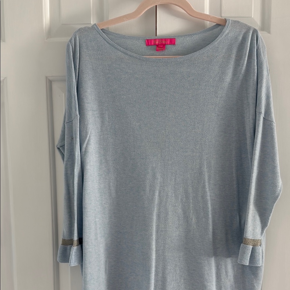 Lilly Pulitzer Light Blue Sweater